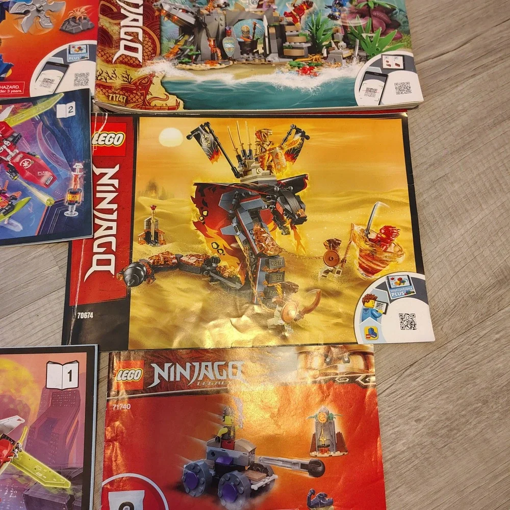Lego Ninjago Instruction Manual Lot 71740 71707 71747 70674 Legacy Guides